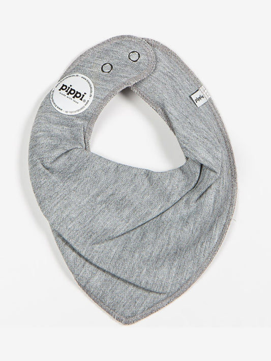 Grå dregglis, bib till baby. Dreggel scarves till bebis flicka och pojke. Unisex scarf från 
Pippi - Bandana Bib - Absorbent
1402