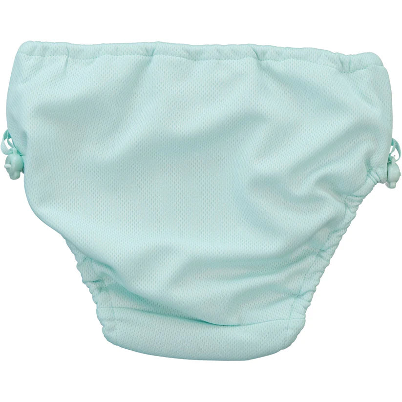 Mint grön blöj bad byxa till bebis pojke och flicka. Badbyxor till babysim blöjbadbyxa från Geggamoja.