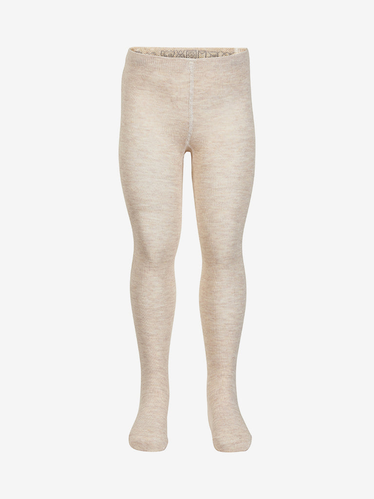 Beige strumpbyxor till flicka från Minymo Stylenr 5082