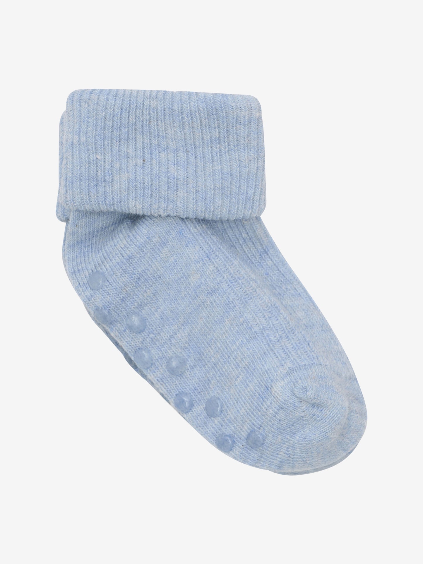 Ljus blå 2 pack halk strumpor till bebis och barn pojke. Fina halk sockor till pojke barn från Minymo.
Baby rib sock w. ABS (2-pack)
Artikelnummer 5067