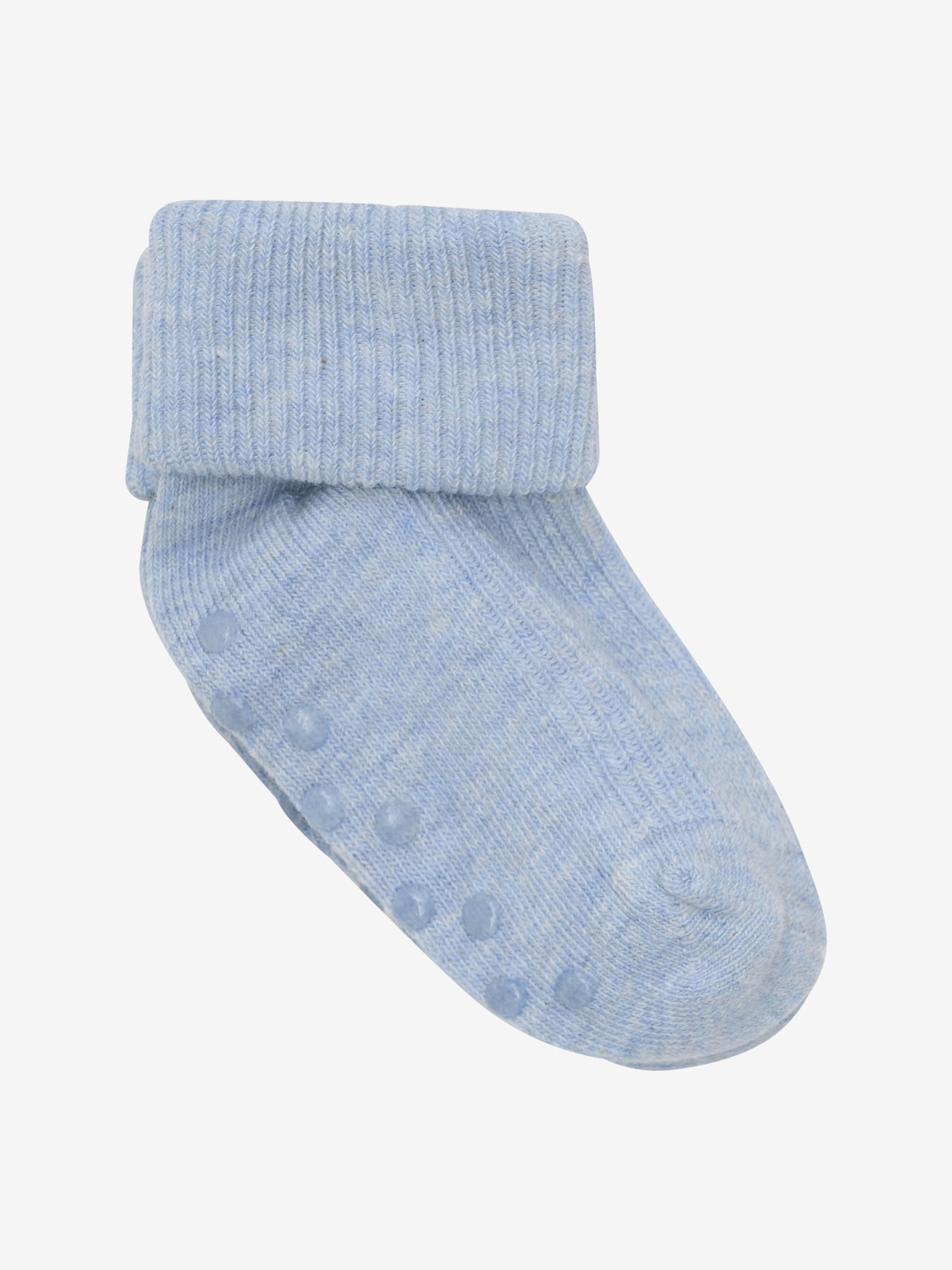 Ljus blå 2 pack halk strumpor till bebis och barn pojke. Fina halk sockor till pojke barn från Minymo.
Baby rib sock w. ABS (2-pack)
Artikelnummer 5067