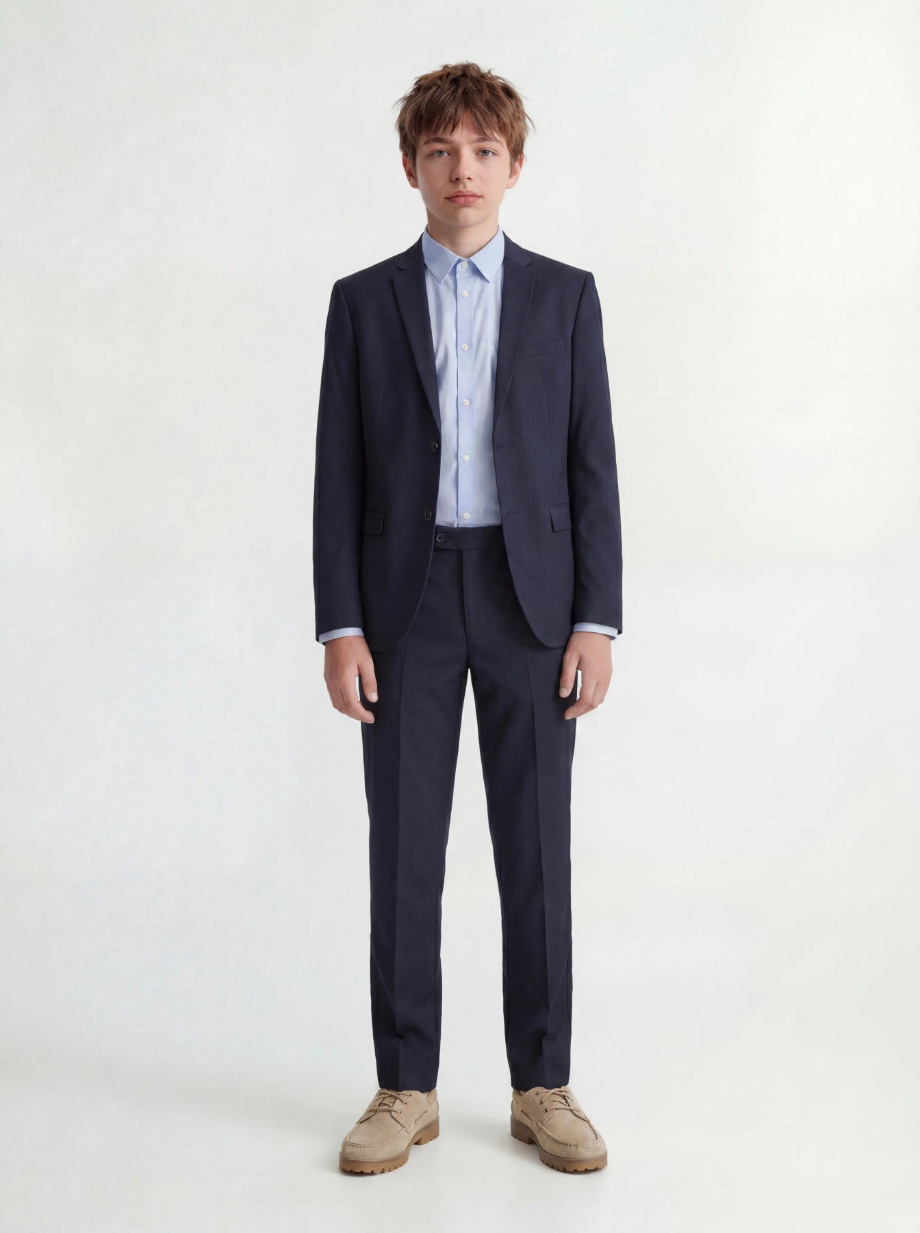Jack & Jones Junior Solar mörkblå kostymbyxa pojke ungdom – 12203547