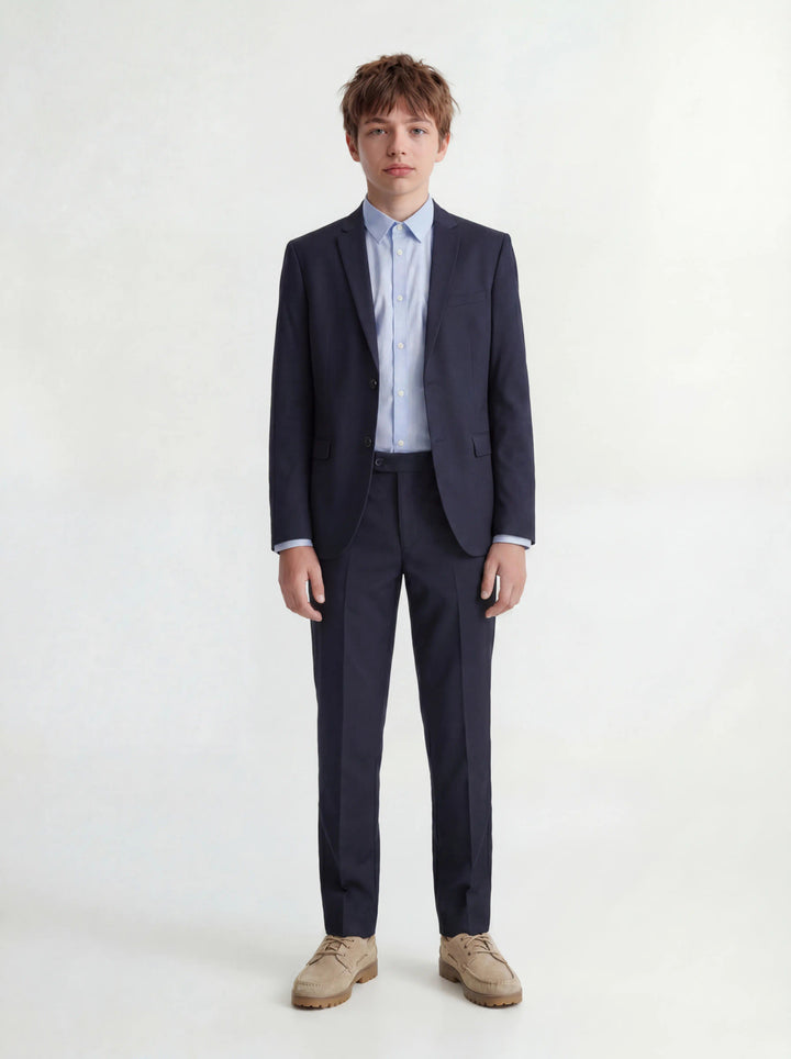 Jack & Jones Junior Solar mörkblå kostymbyxa pojke ungdom – 12203547