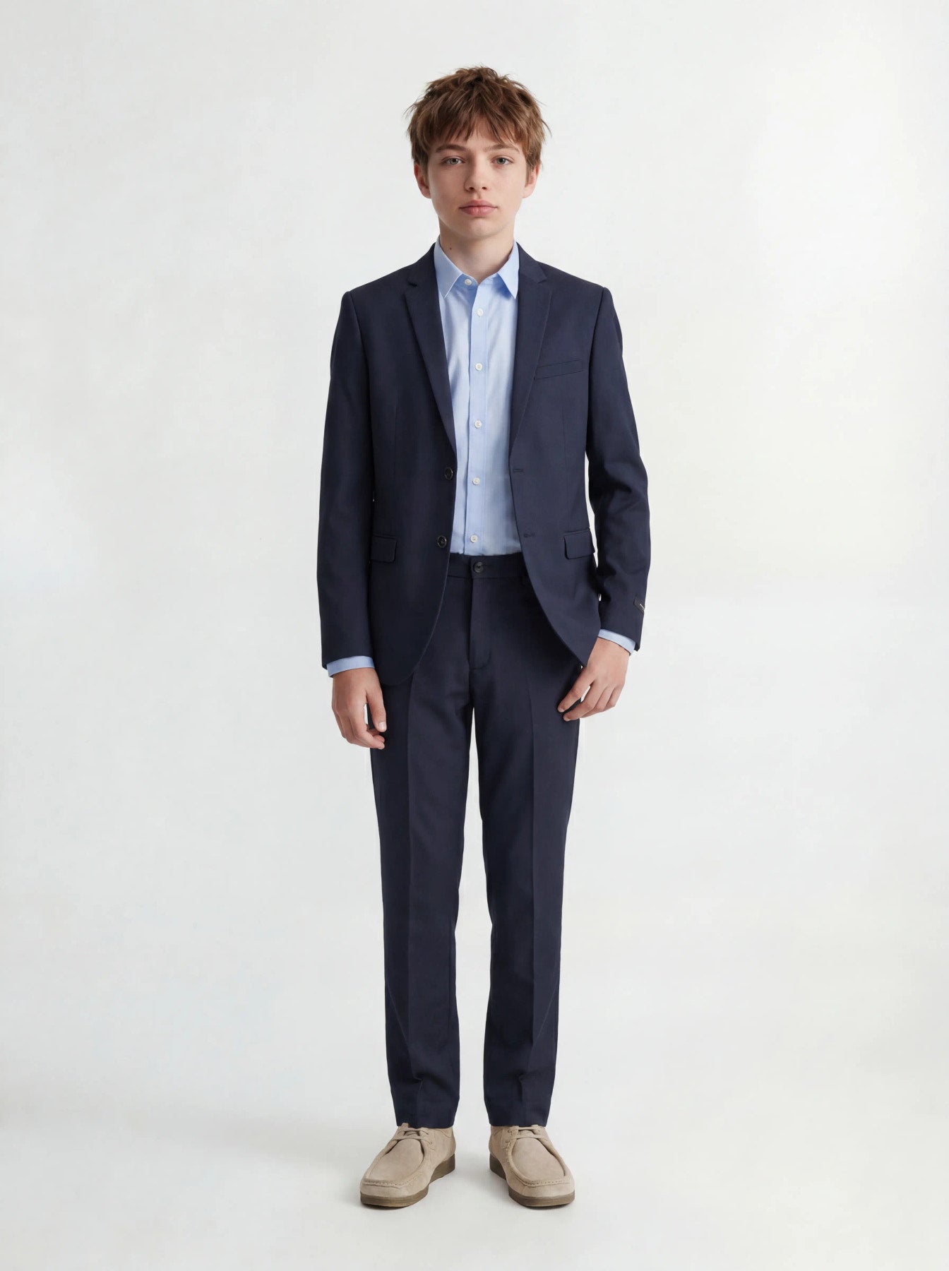 Jack & Jones Junior Solar mörkblå kostymbyxa pojke ungdom – 12203547
