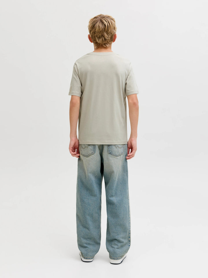 Jack & Jones Junior Star T-shirt Moonbeam beige pojke ungdom – 12237435