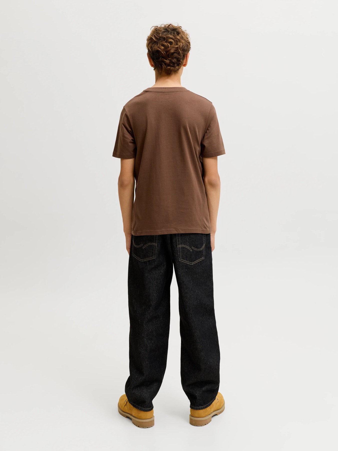 Jack & Jones Junior Star T-shirt brun pojke ungdom – 12237435