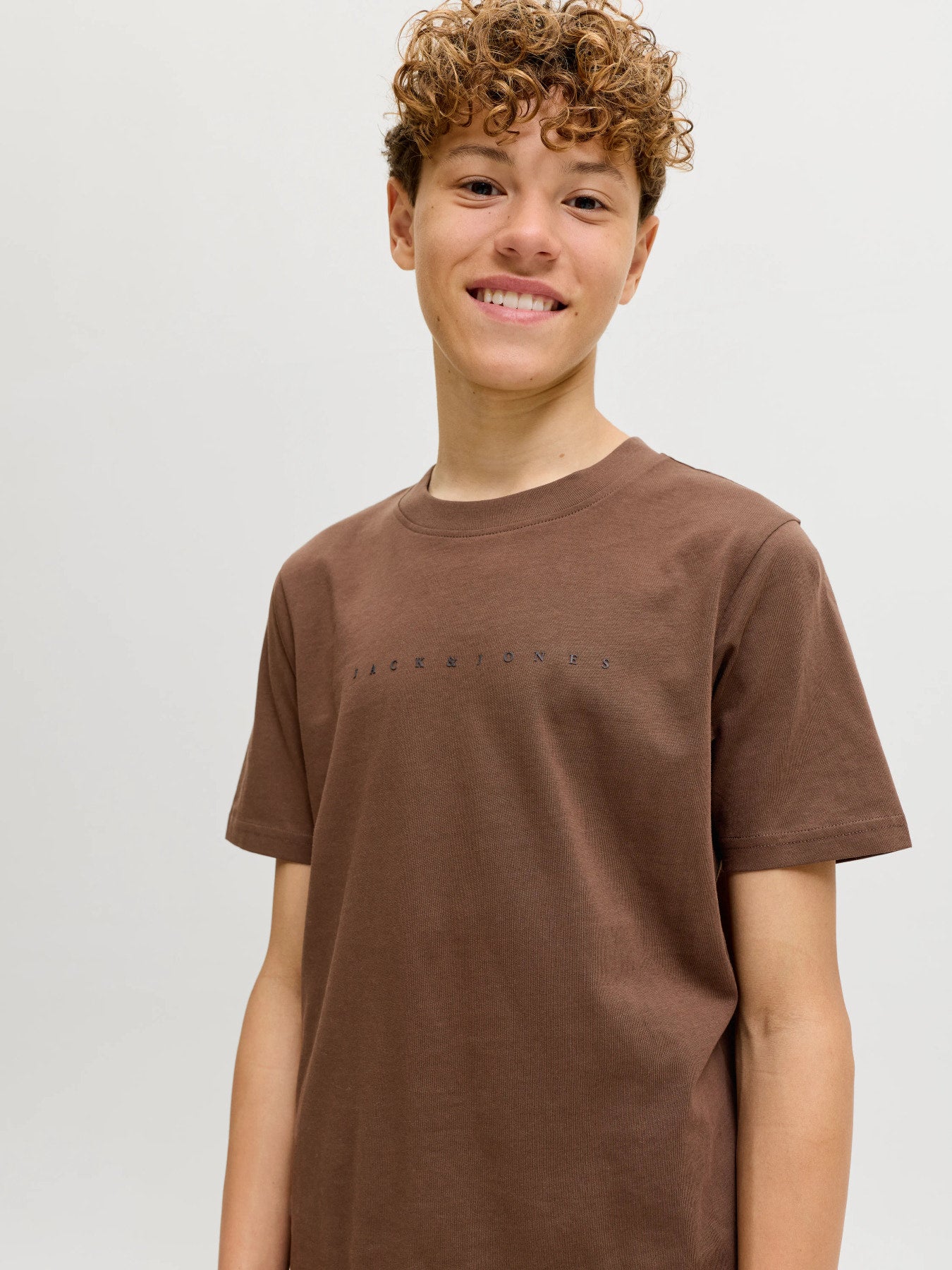 Jack & Jones Junior Star T-shirt brun pojke ungdom – 12237435