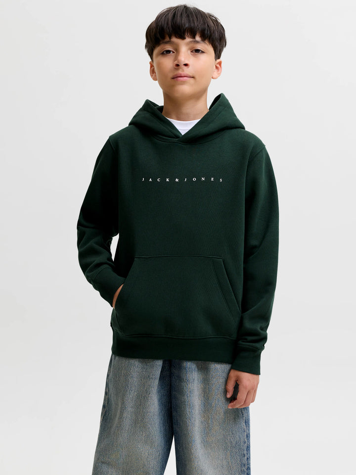 Star hoodie med logotyp
