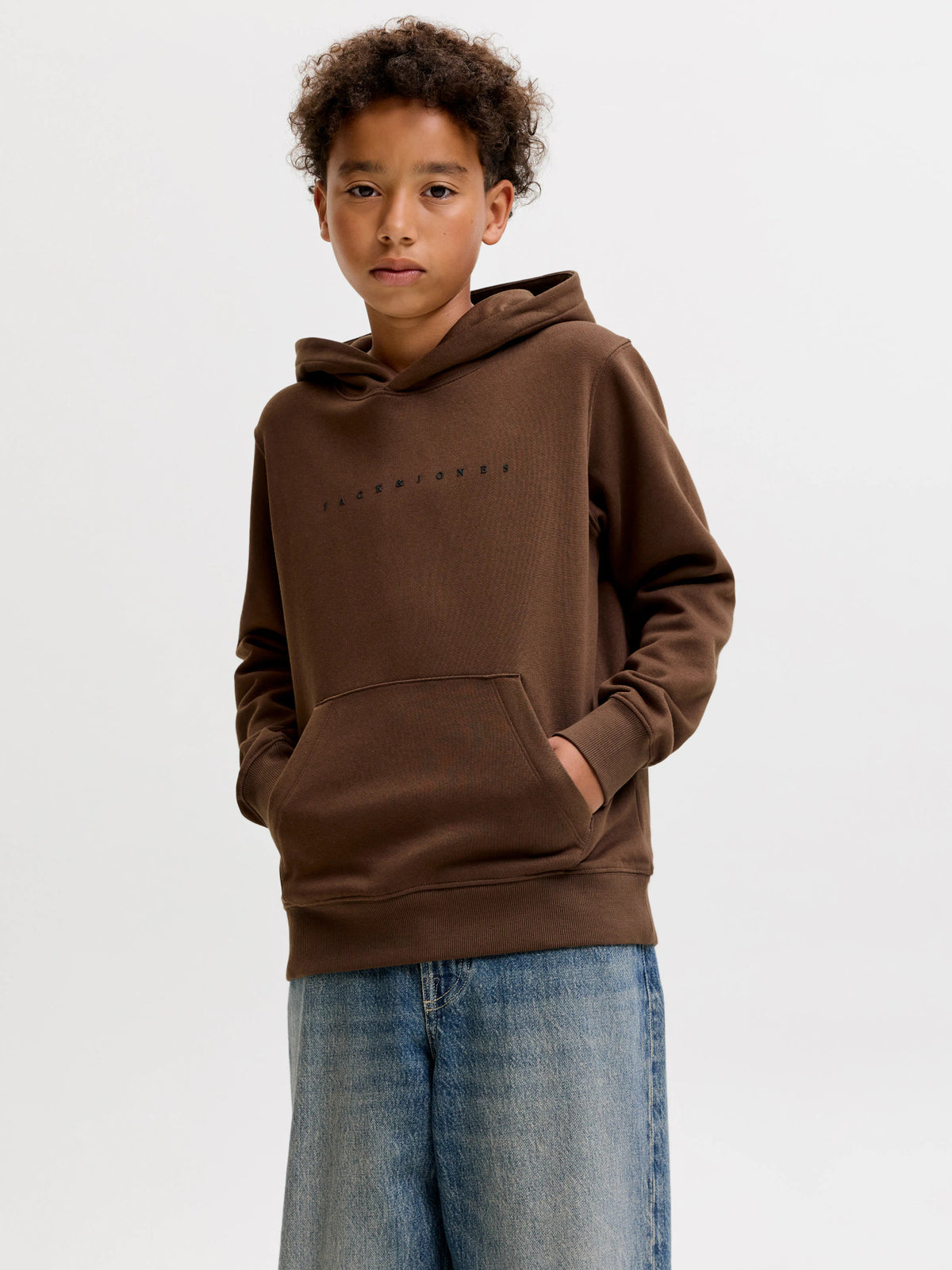 Star hoodie med logotyp