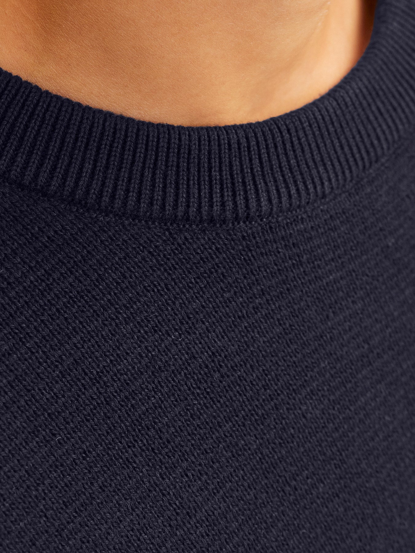 Jack & Jones Junior Milano mörkblå stickad tröja pojke ungdom – 12269289