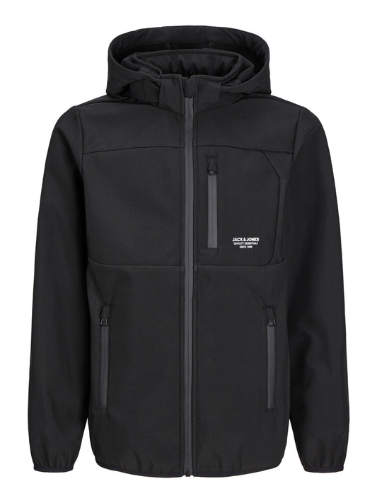 Svart softshell jacka till pojke. Ungdomskläder från Jack and Jones till kille. Vind och vattentät jacka.
JJETHEO SOFTSHELL JACKET NOOS JNR
12269432