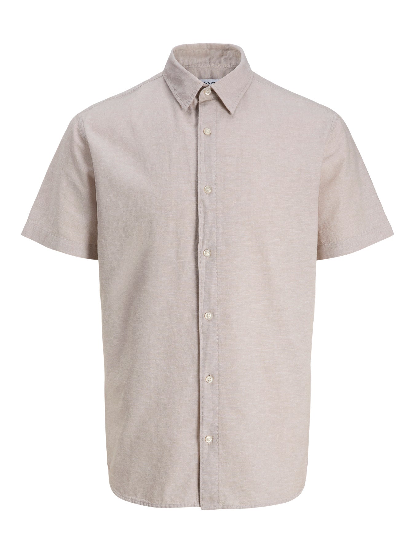 Ljus beige kortärmad linneskjorta till pojke.  Skjorta till kille, ungdomskläder från Jack and Jones.
JJEBREEZE LINEN BLEND SHIRT S/S SN JNR
12288642