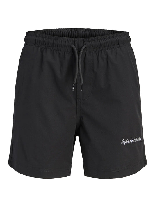 Svarta badshorts till kille från Jack and Jones. Snygga svarta enfärgade stilrena bad shorts till ungdom kille.
JPSTMAUI NORREBRO SWIM SHORTS JNR
12291868