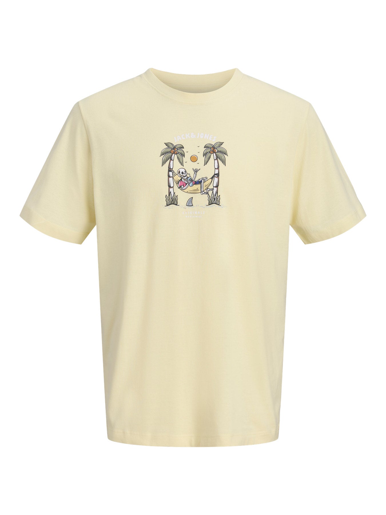Ljus gul kortärmad t-shirt med dödskalle tryck till ungdom kille. T-shirt med pirat döskalle till pojke. Barn och ungdoms kläder i ekologisk bomull från Jack & Jones.
JORCASSIS SKULL TEE SS CREW NECK JNR
12297181