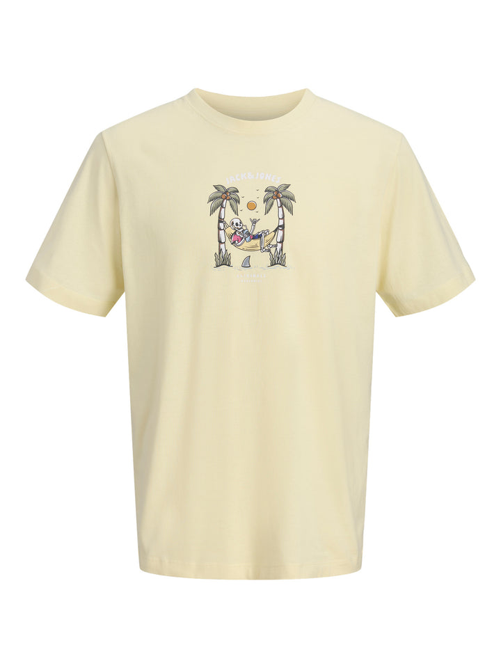 Ljus gul kortärmad t-shirt med dödskalle tryck till ungdom kille. T-shirt med pirat döskalle till pojke. Barn och ungdoms kläder i ekologisk bomull från Jack & Jones.
JORCASSIS SKULL TEE SS CREW NECK JNR
12297181
