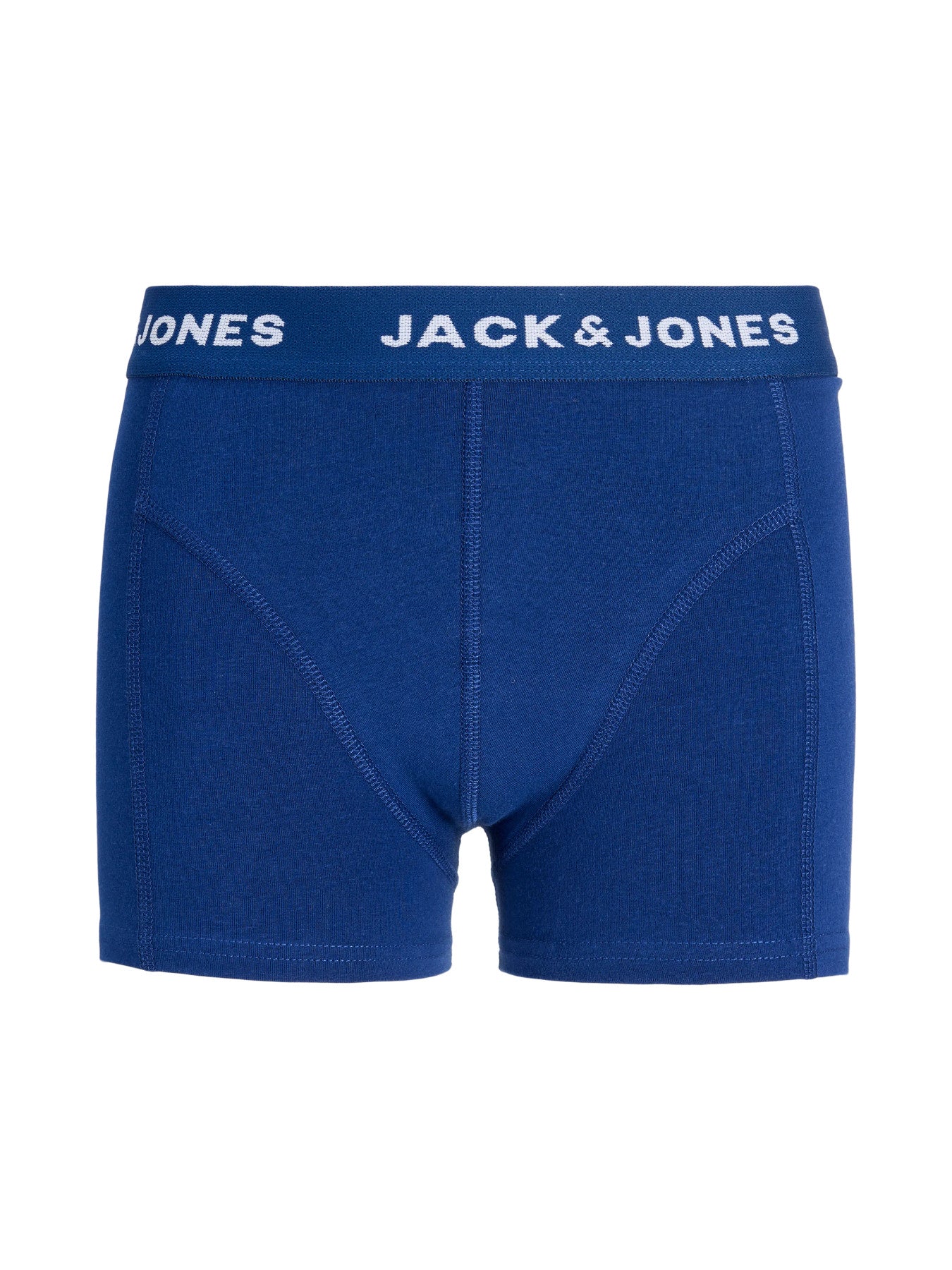 3 pack blå enfärgade och mönstrade boxershorts till ungdom kille i ekologisk bomull från Jack and Jones. Kalsonger till pojke barn och ungdom med resår logo från Jack & Jones junior.
JACKEVIN LEAVES TRUNKS 3 PACK JNR
12297415