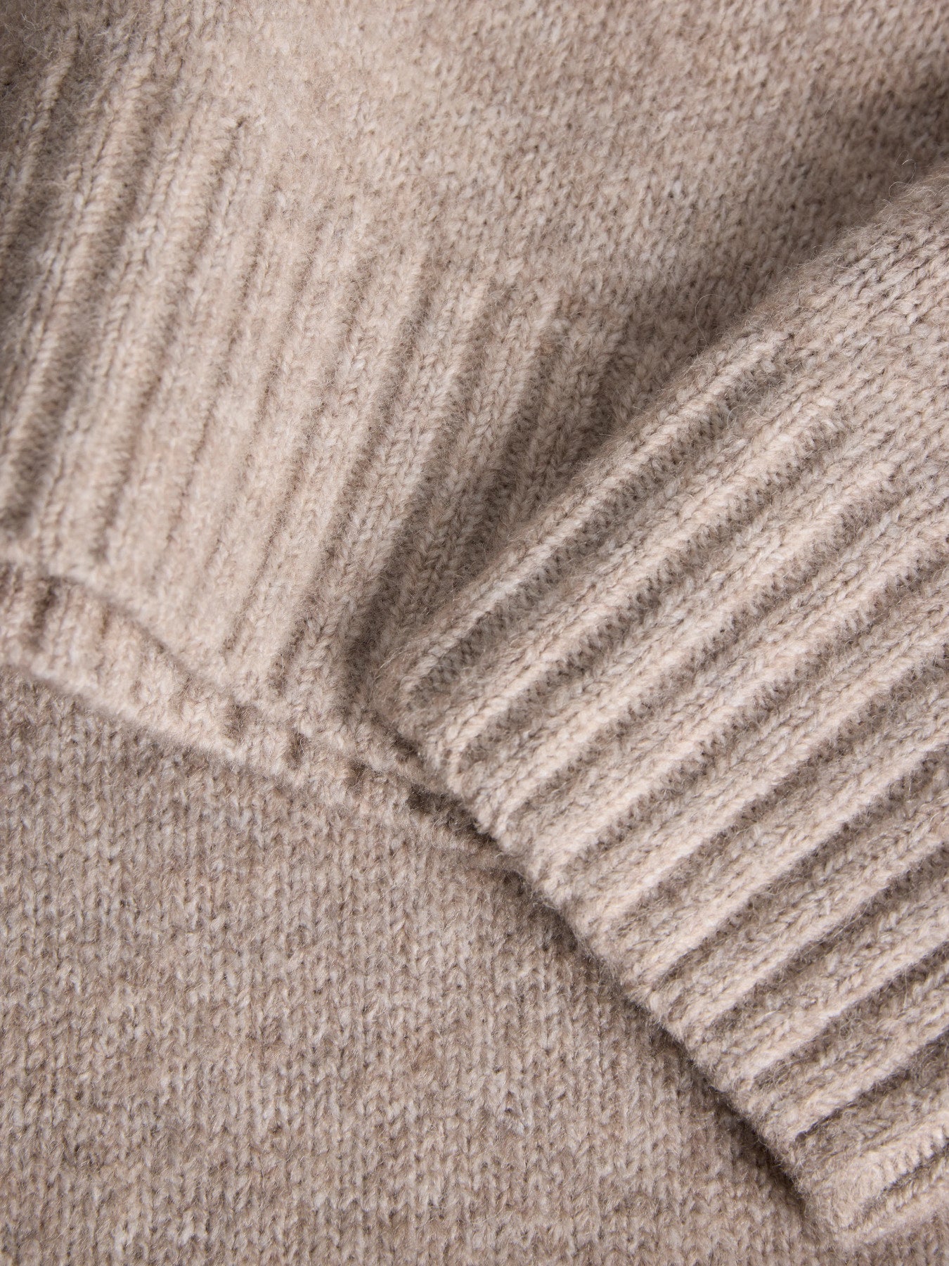 Jack & Jones Junior Soho Ollie stickad beige tröja Atmosphere pojke ungdom – 12298727