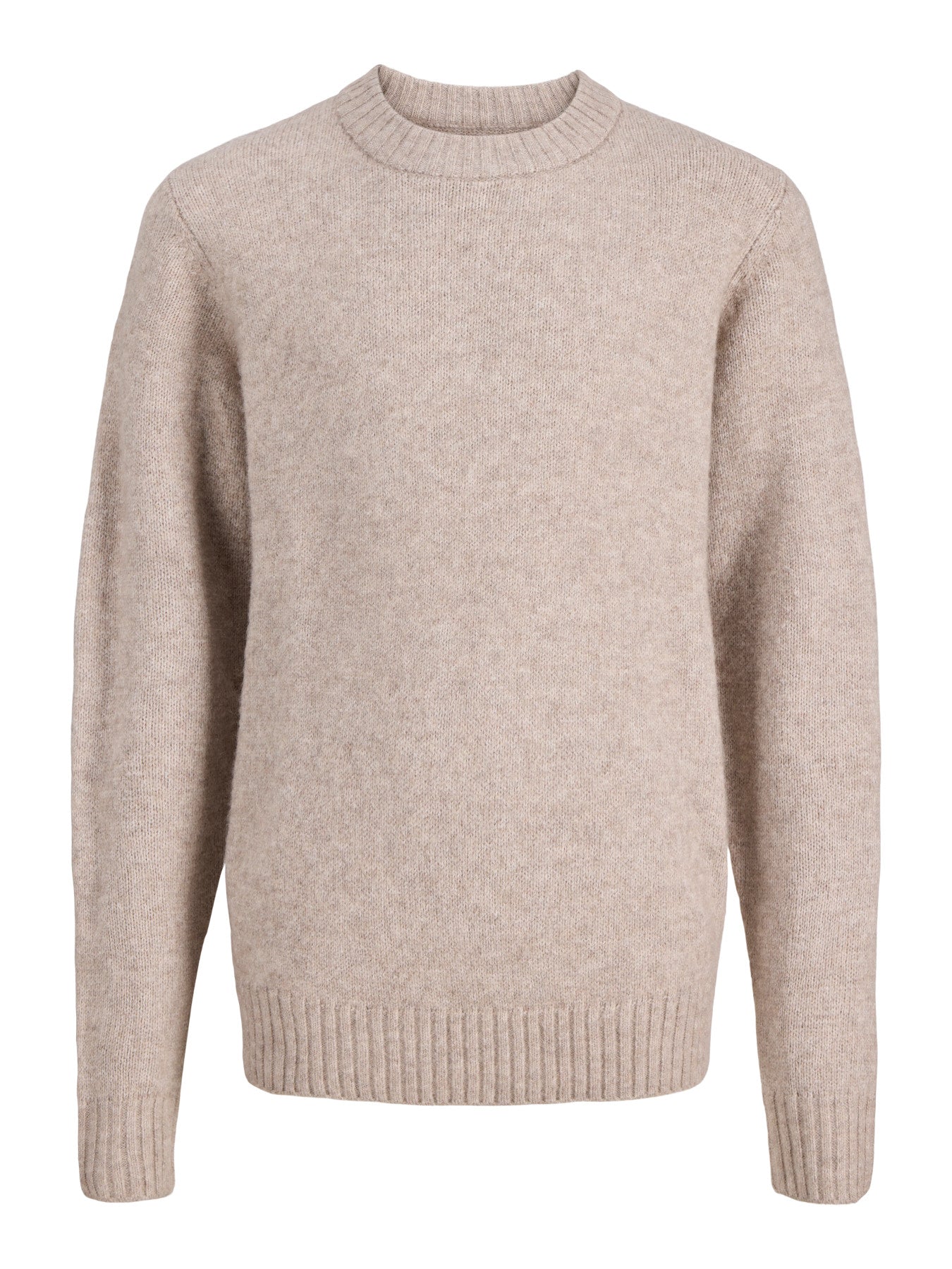 Jack & Jones Junior Soho Ollie stickad beige tröja Atmosphere pojke ungdom – 12298727