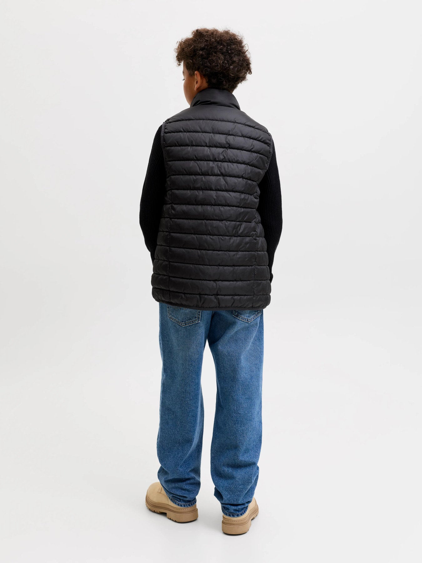 Jack & Jones Junior Elvis svart lättvadderad väst pojke ungdom – 12299452