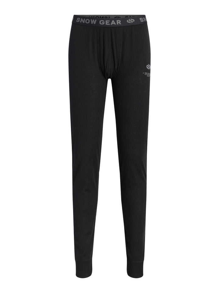 Jack & Jones Junior Lesley svart underställ för pojke junior med långärmad tröja och långkalsonger – skidunderställ 12300651