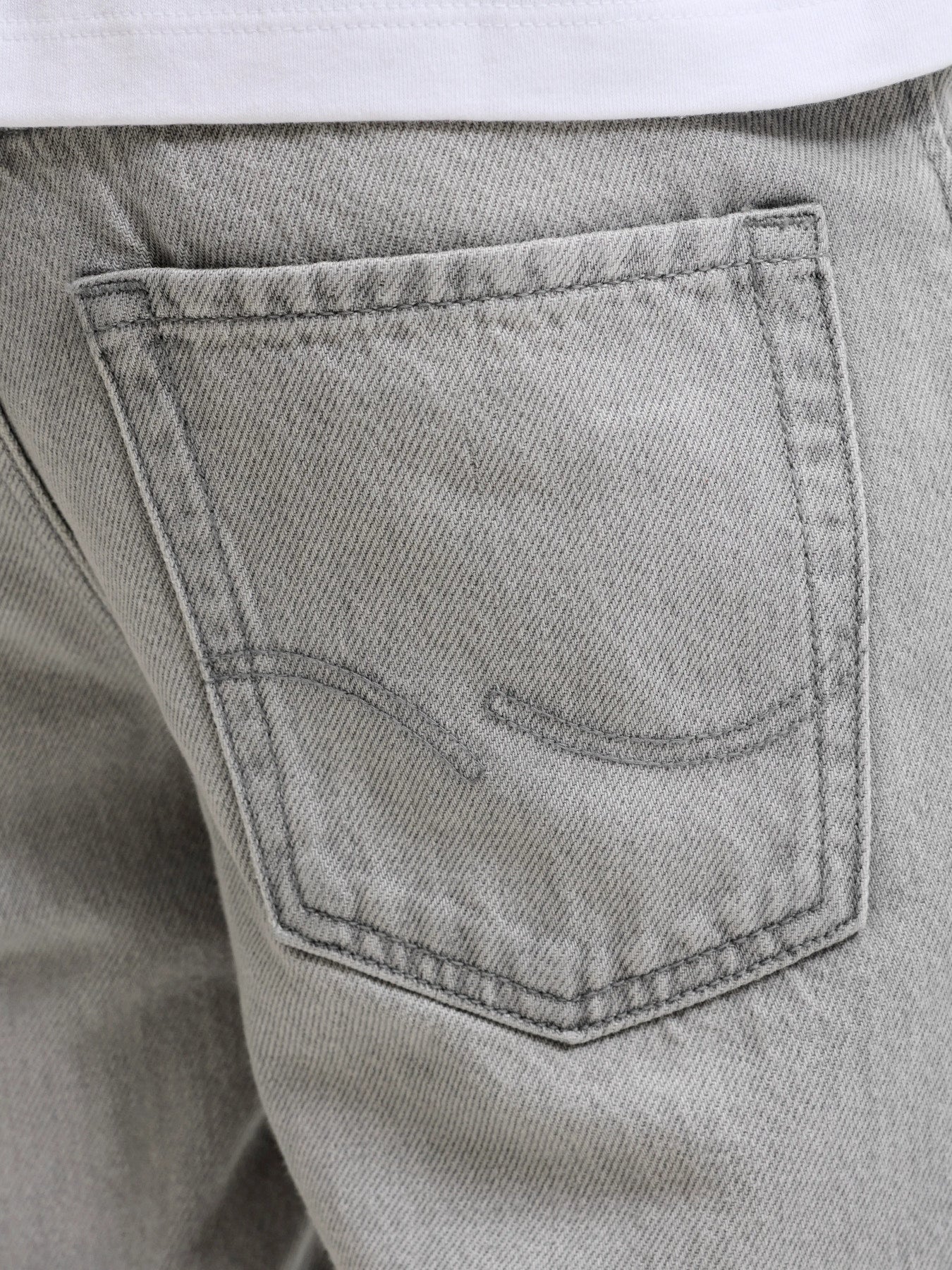 Jack & Jones Junior Clark Original Grå Jeans Till Barn Pojke