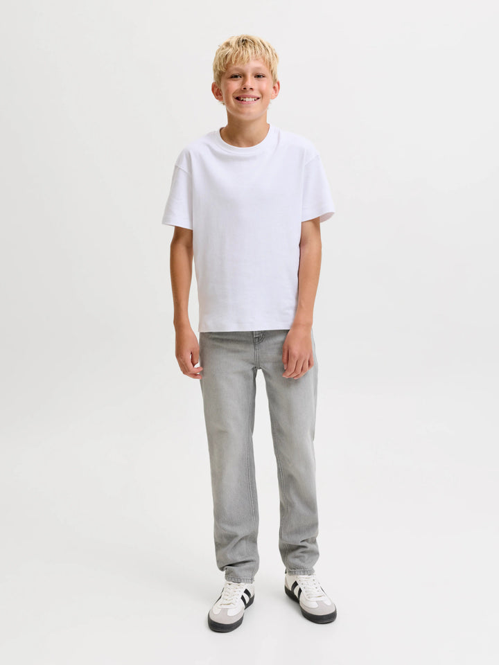 Jack & Jones Junior Clark Original Grå Jeans Till Barn Pojke