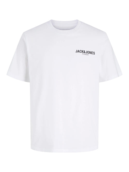 Vit kortärmad t-shirt till pojke från Jack & Jones. Ungdomskläder till kille, vit tshirt med logga på bröstet.
JPRBLAOSCAR SS TEE FST JNR
12302724