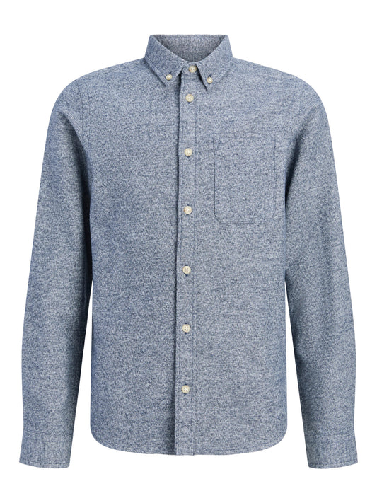 Klassisk blå skjorta för ungdom pojke från Jack & Jones Junior.