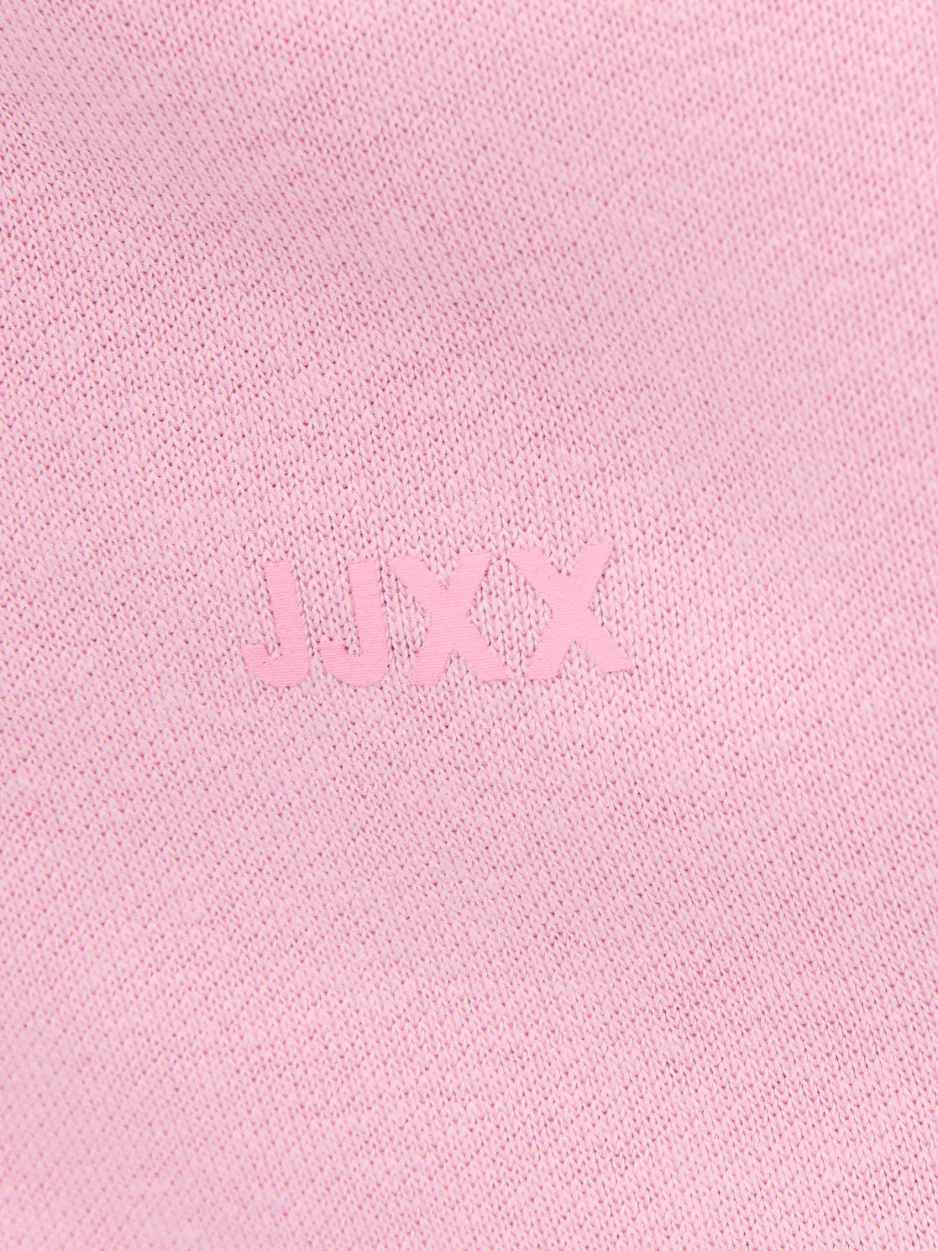 JJXX ljusrosa hoodie för ungdomstjej i Better Cotton-bomull och återvunnen polyester med huva och mjuk sweatkvalitet