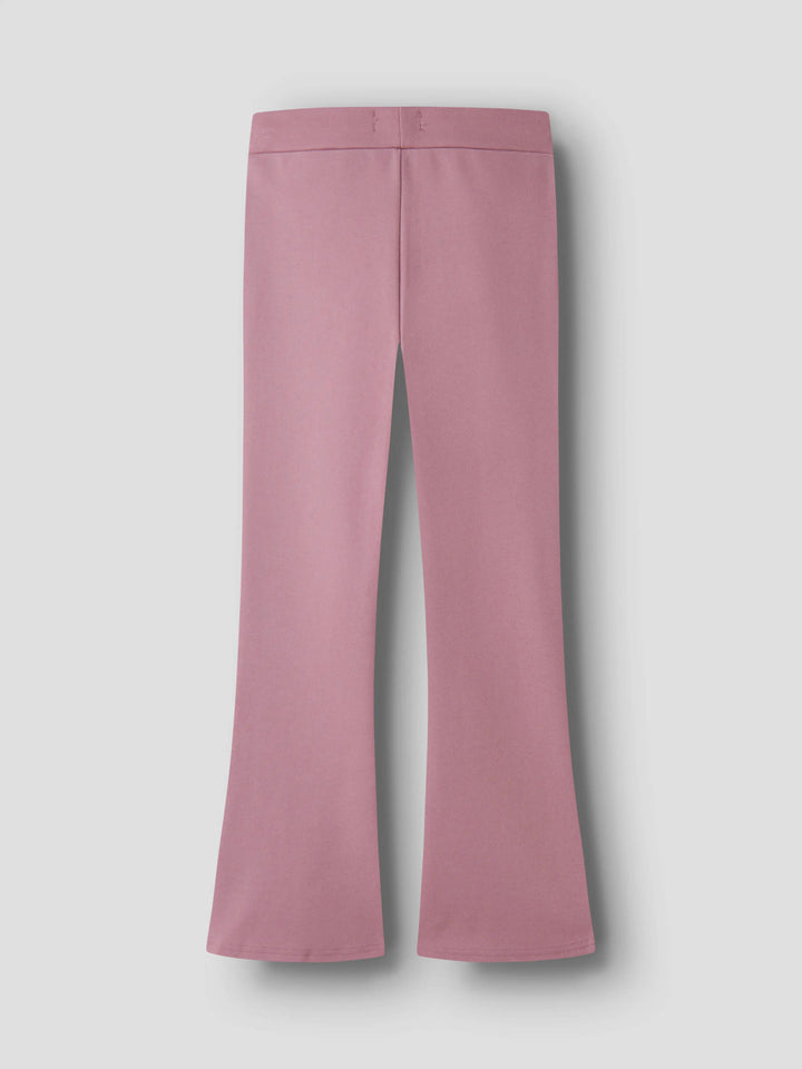 Name It Frikkali bootcutbyxa Lilas rosa detalj resårmidja för flicka kids