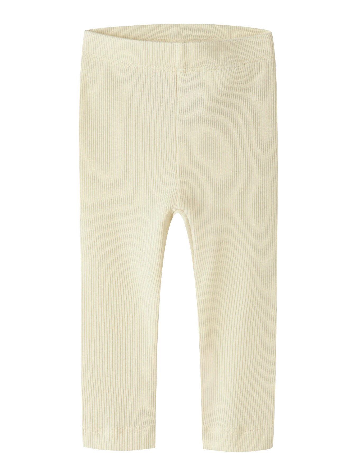 Ljus gul baby leggings i ekologisk bomull. Bebis byxor till flicka i mjuk ribbad kvalitet.
13198040
NBNKAB LEGGING NOOS