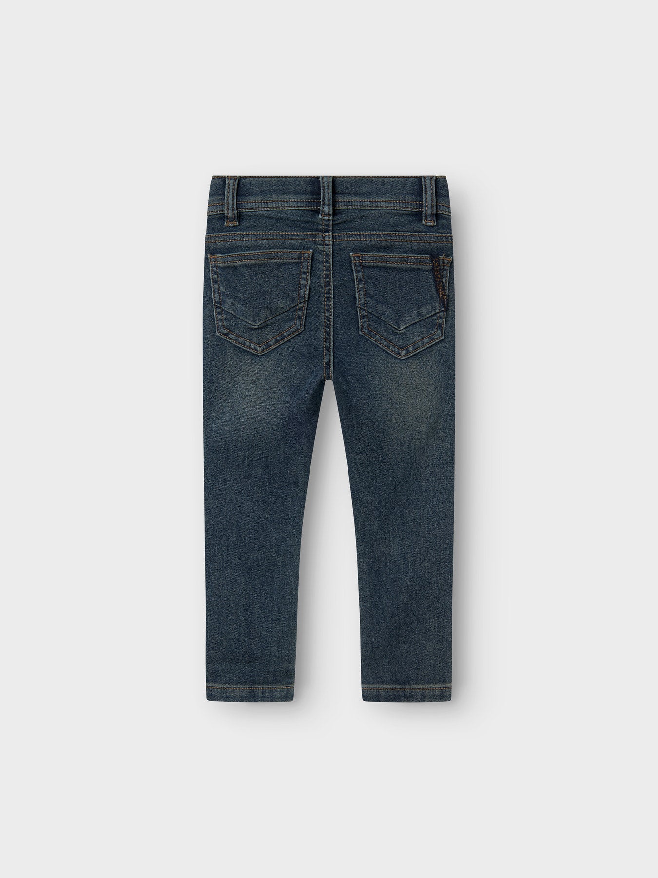 Name It vintage mörkblå x-slim sweatjeans för pojke med reglerbar midja och mjuk stretchig denimkvalitet