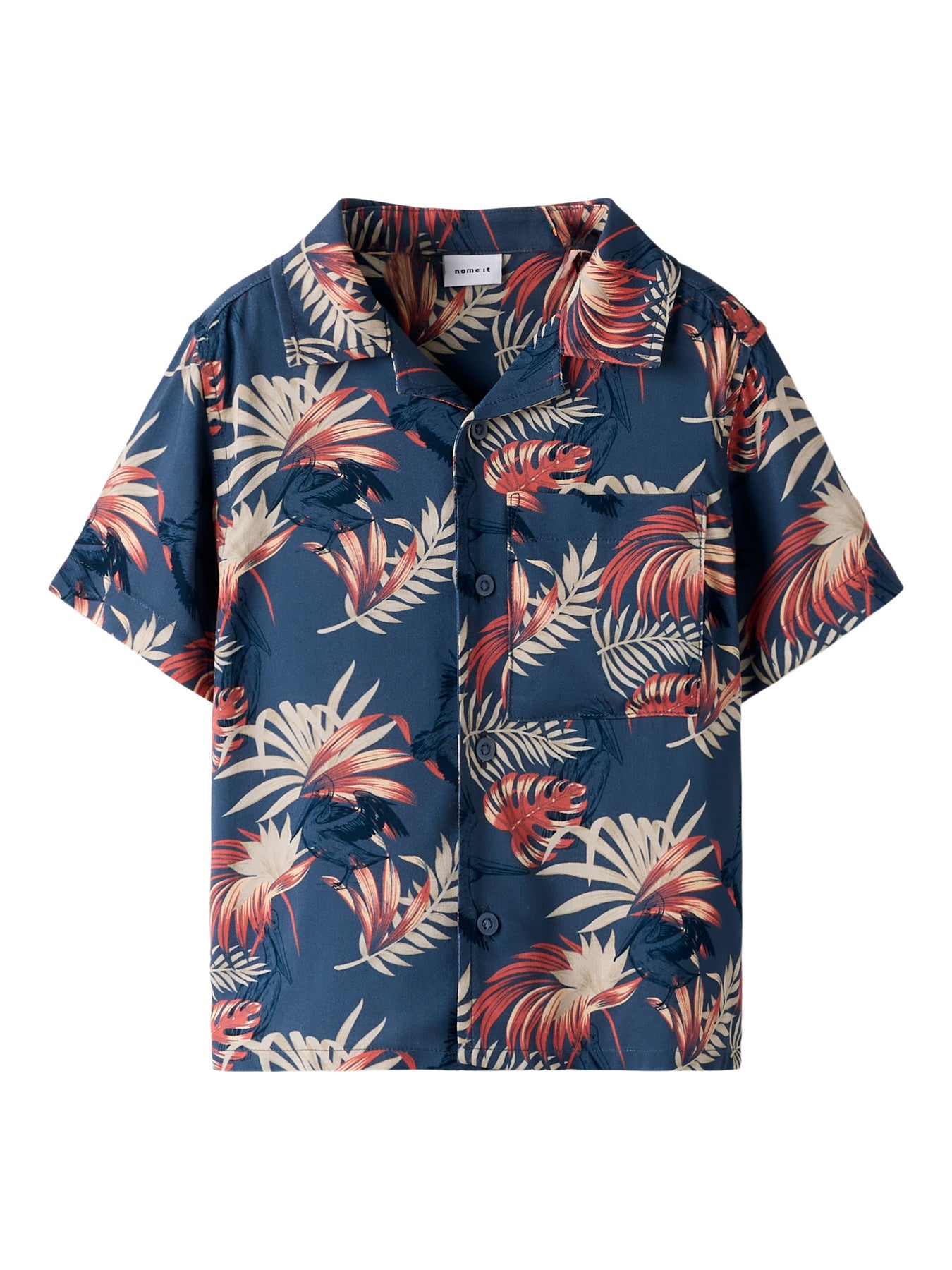 Blå och röd hawaii mönstrad kortärmad skjorta till pojke. Sommar hawaiiskjorta från Name it.
NMMFERANE SS SHIRT BOX
13214167