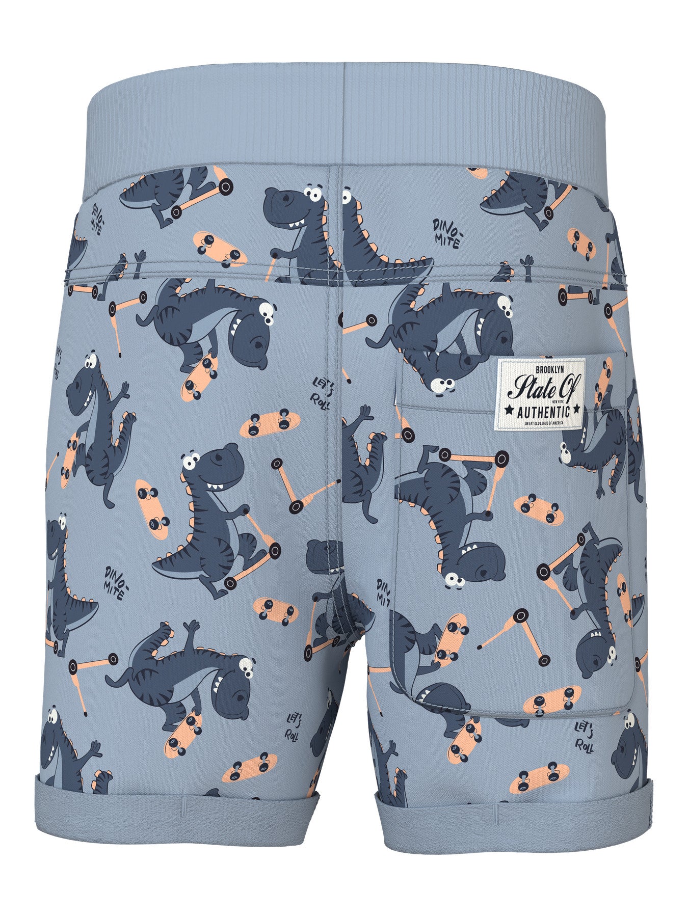 Blå mönstrad short med dinosaurier och skateboard till pojke. Sommar dino short till liten kille från Name it.
NMMVERMO AOP LONG SWE SHORTS UNB F NOOS
13215007