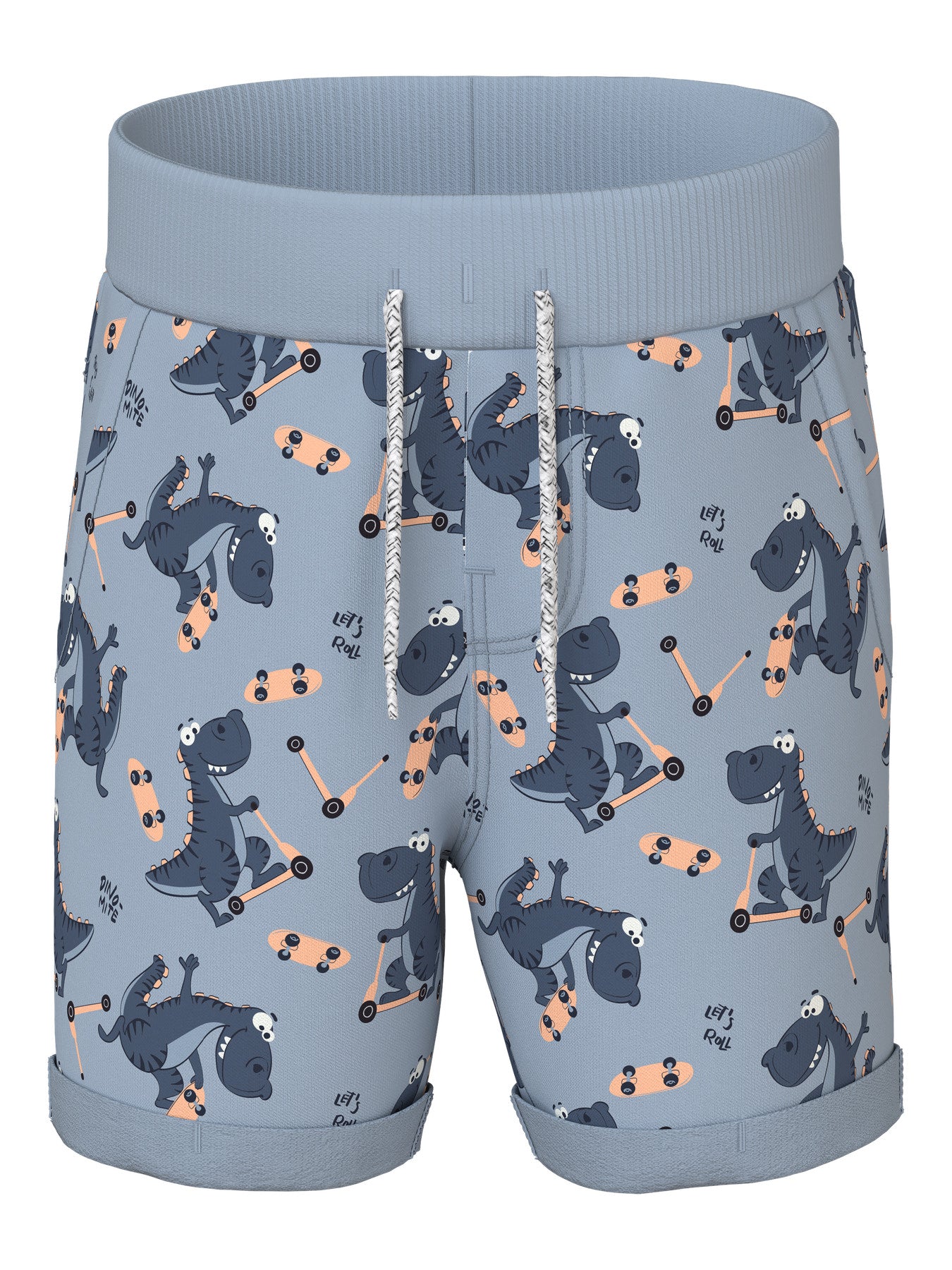 Blå mönstrad short med dinosaurier och skateboard till pojke. Sommar dino short till liten kille från Name it.
NMMVERMO AOP LONG SWE SHORTS UNB F NOOS
13215007