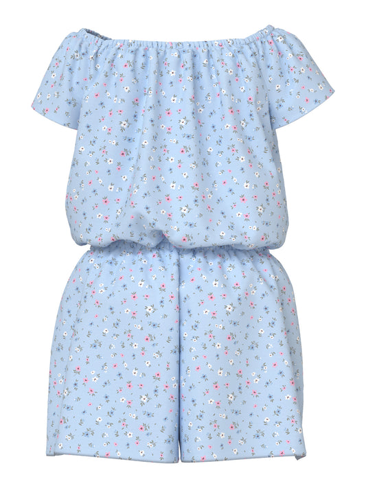 Ljus blå blommig playsuit till flicka. Shorts med volang topp som sitter ihop från Name it.
NKFVINAYA SS PLAYSUIT FFFFF NOOS
13215907