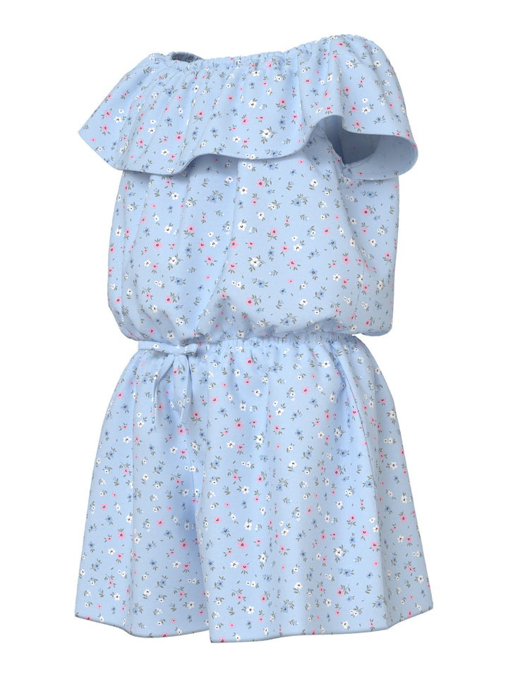Ljus blå blommig playsuit till flicka. Shorts med volang topp som sitter ihop från Name it.
NKFVINAYA SS PLAYSUIT FFFFF NOOS
13215907