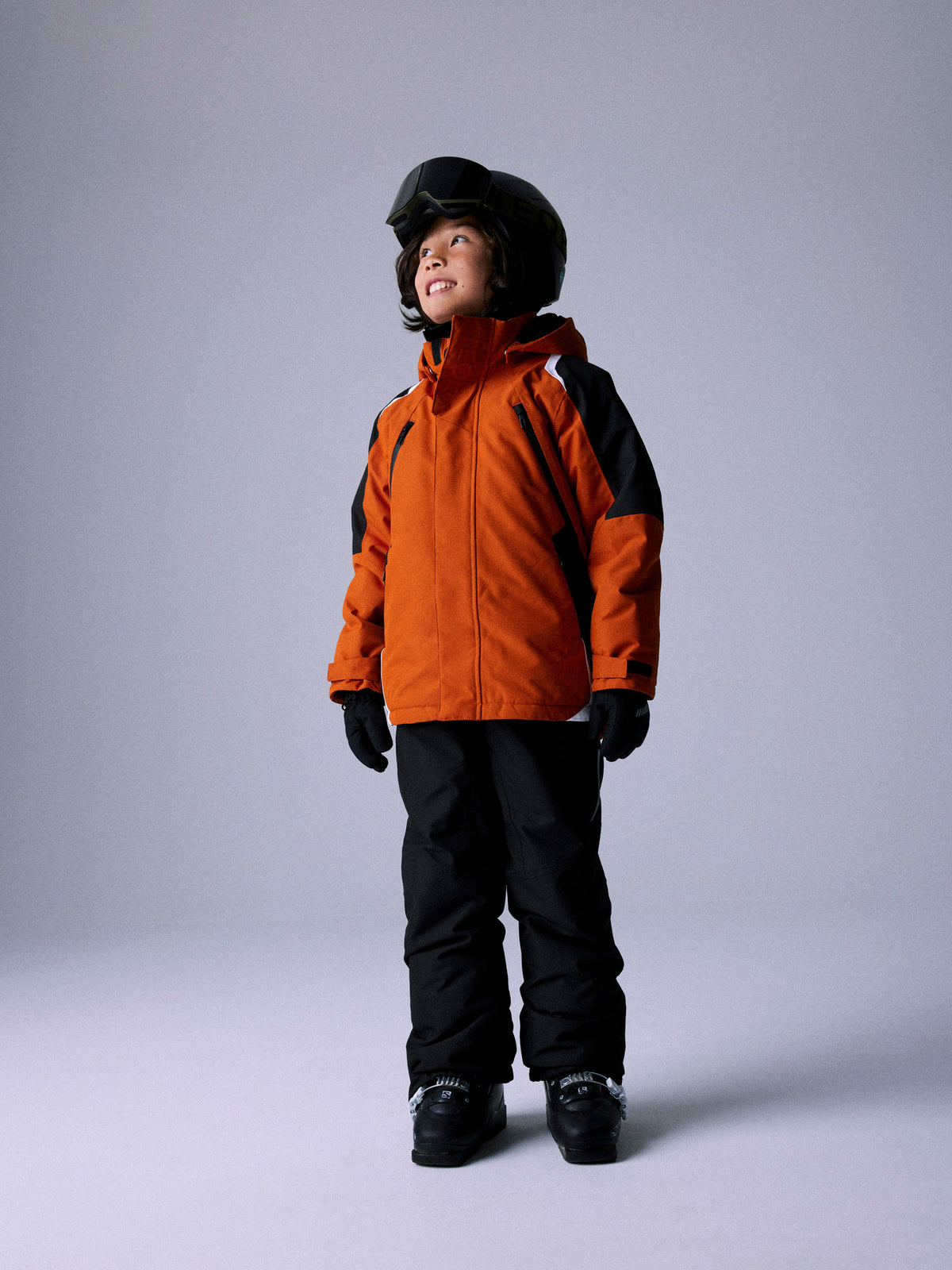Name It Snow10 svarta vattentäta skidbyxor barn kids unisex med hängslen