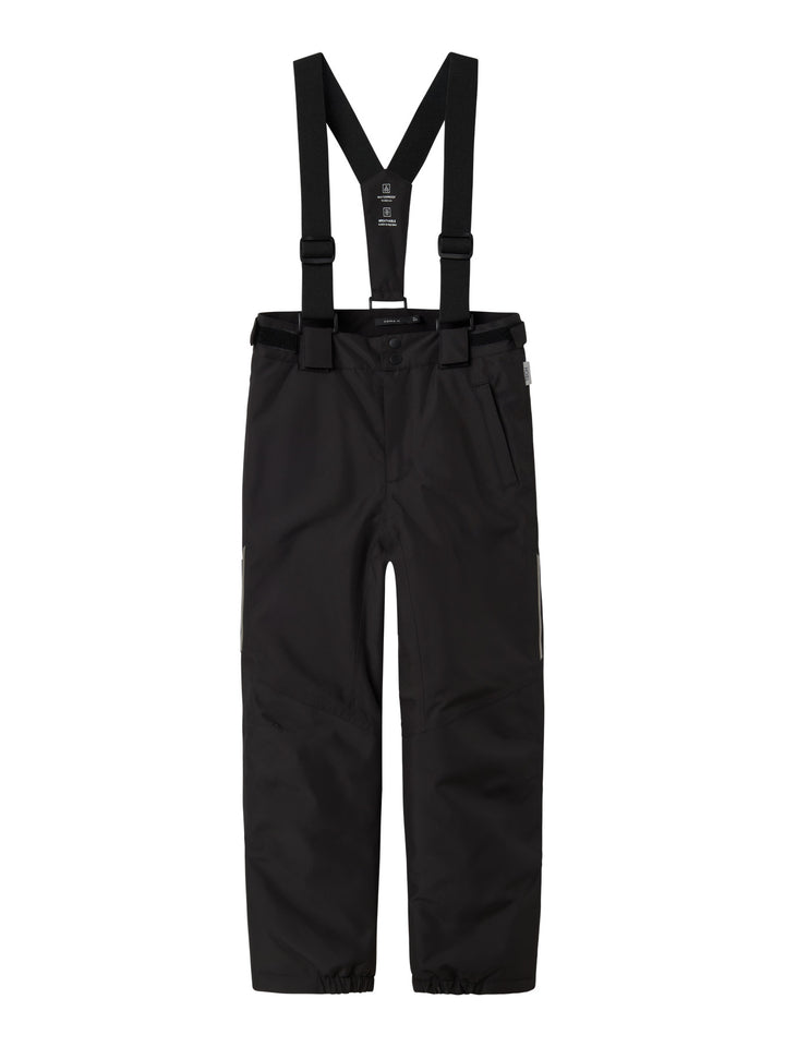 Name It Snow10 svarta vattentäta skidbyxor barn kids unisex med hängslen