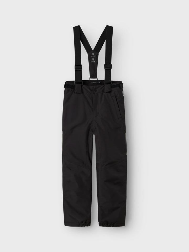 Name It Snow10 svarta vattentäta skidbyxor barn kids unisex med hängslen