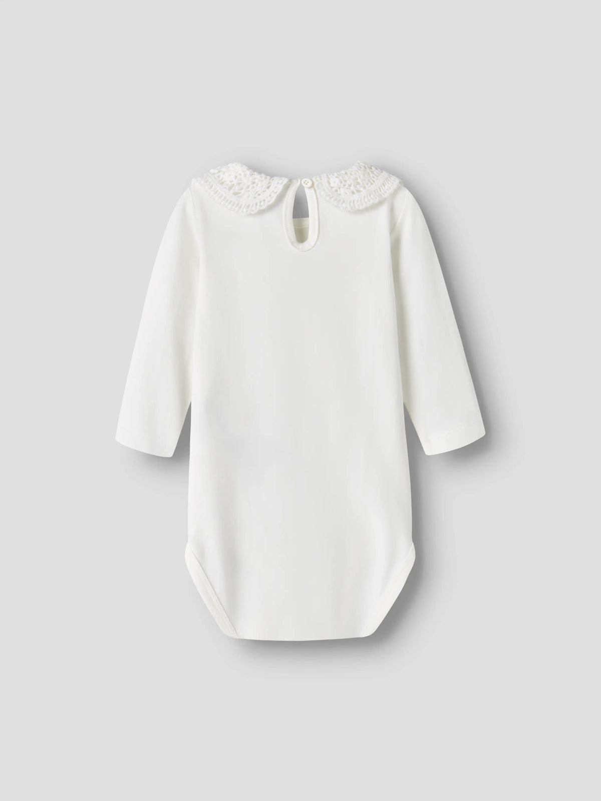 Name It Tylla vit långärmad body med spetskrage baby flicka – 13216876