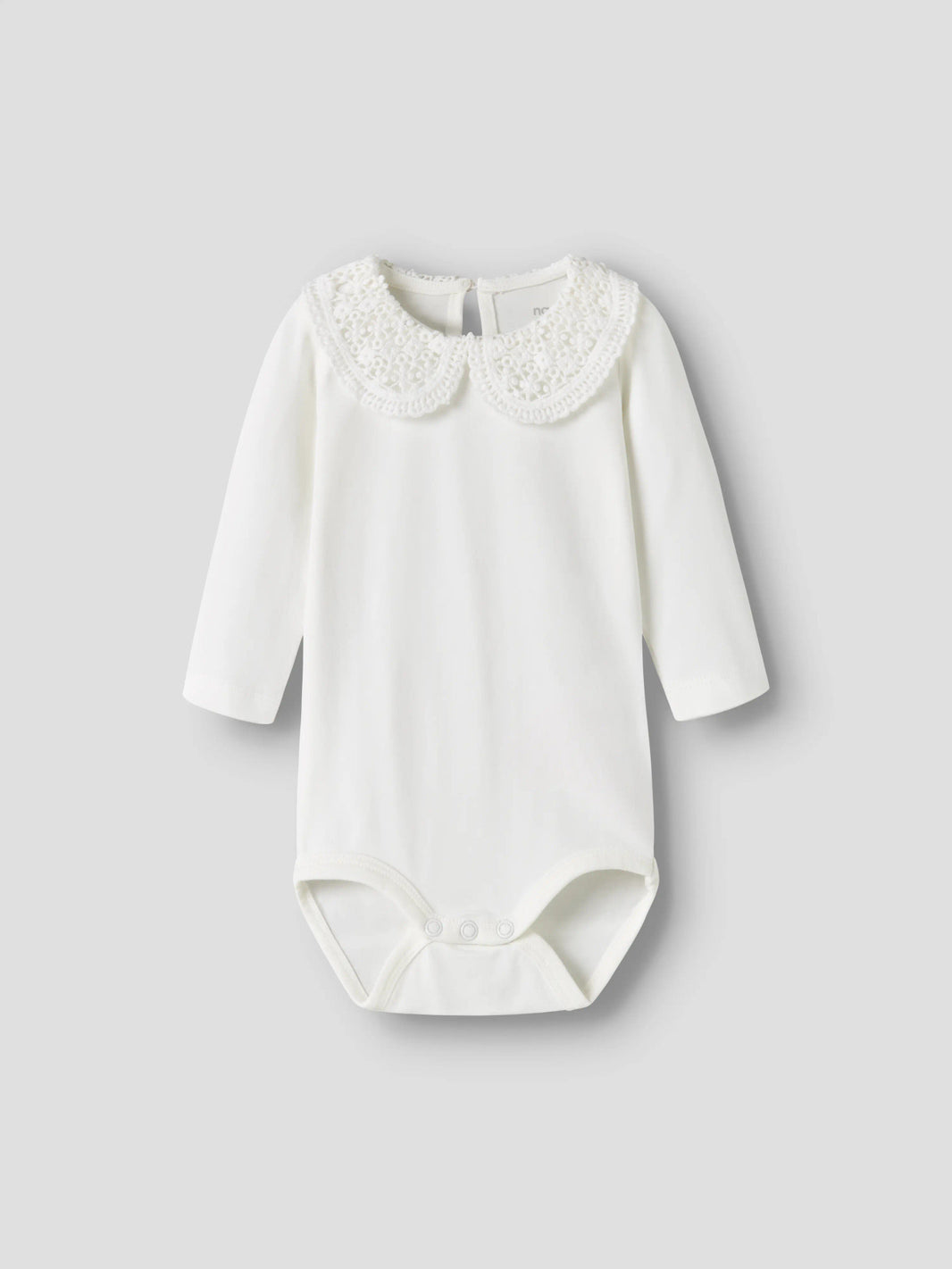Name It Tylla vit långärmad body med spetskrage baby flicka – 13216876