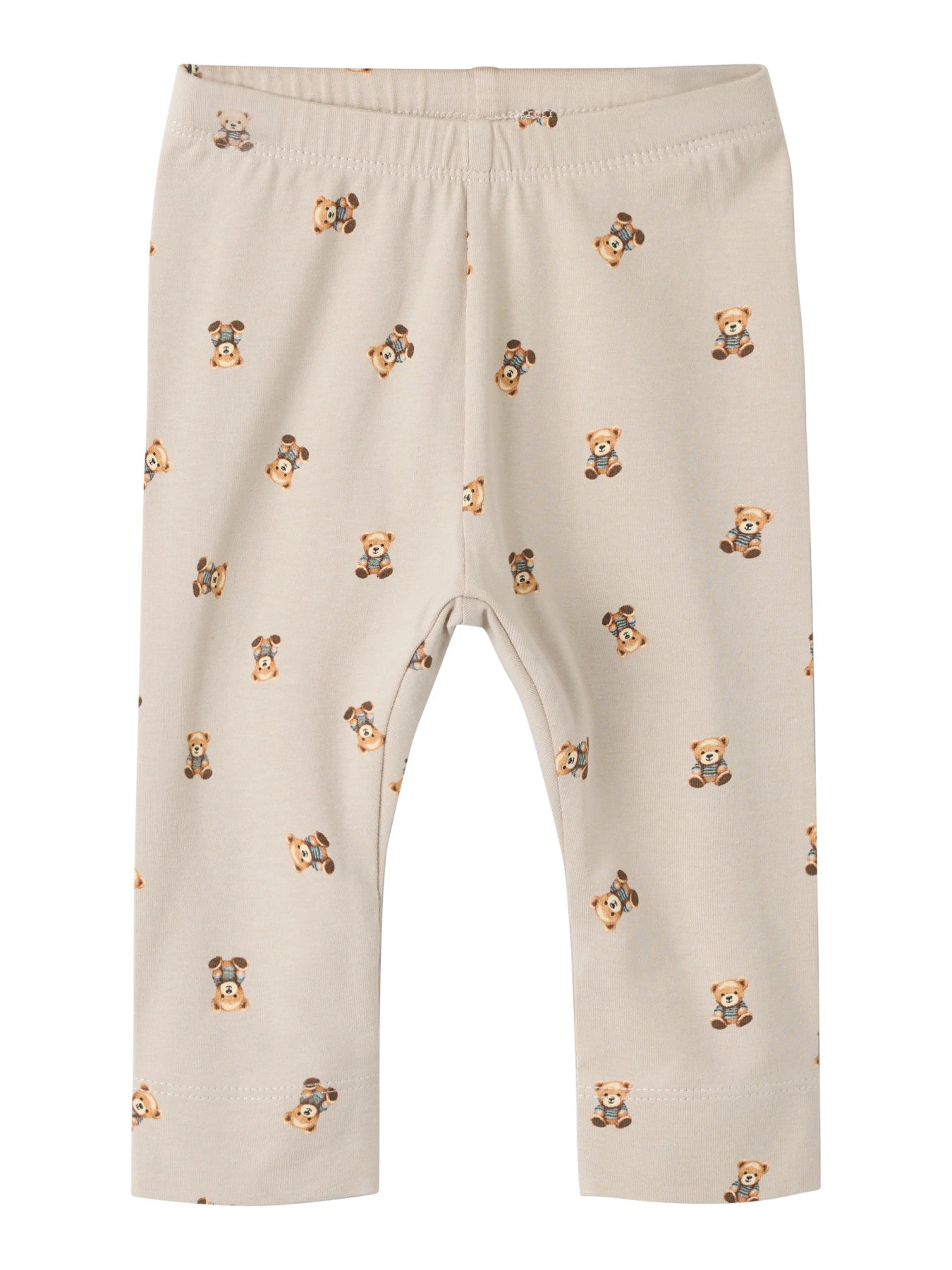Name It Feyan babyleggings Chateau Gray med nallemotiv unisex – 13223002