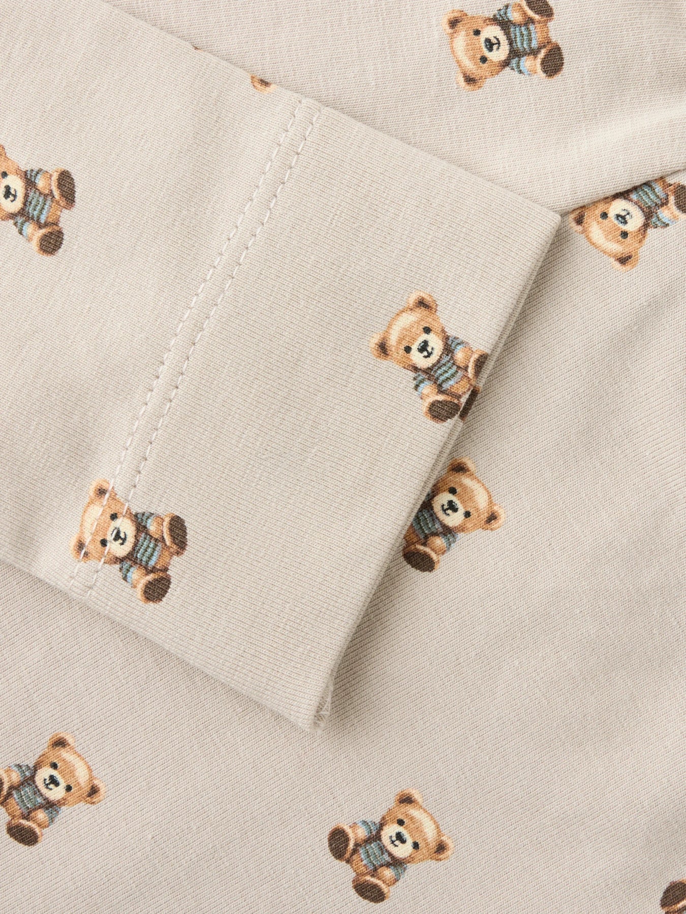 Name It Feyan babyleggings Chateau Gray med nallemotiv unisex – 13223002