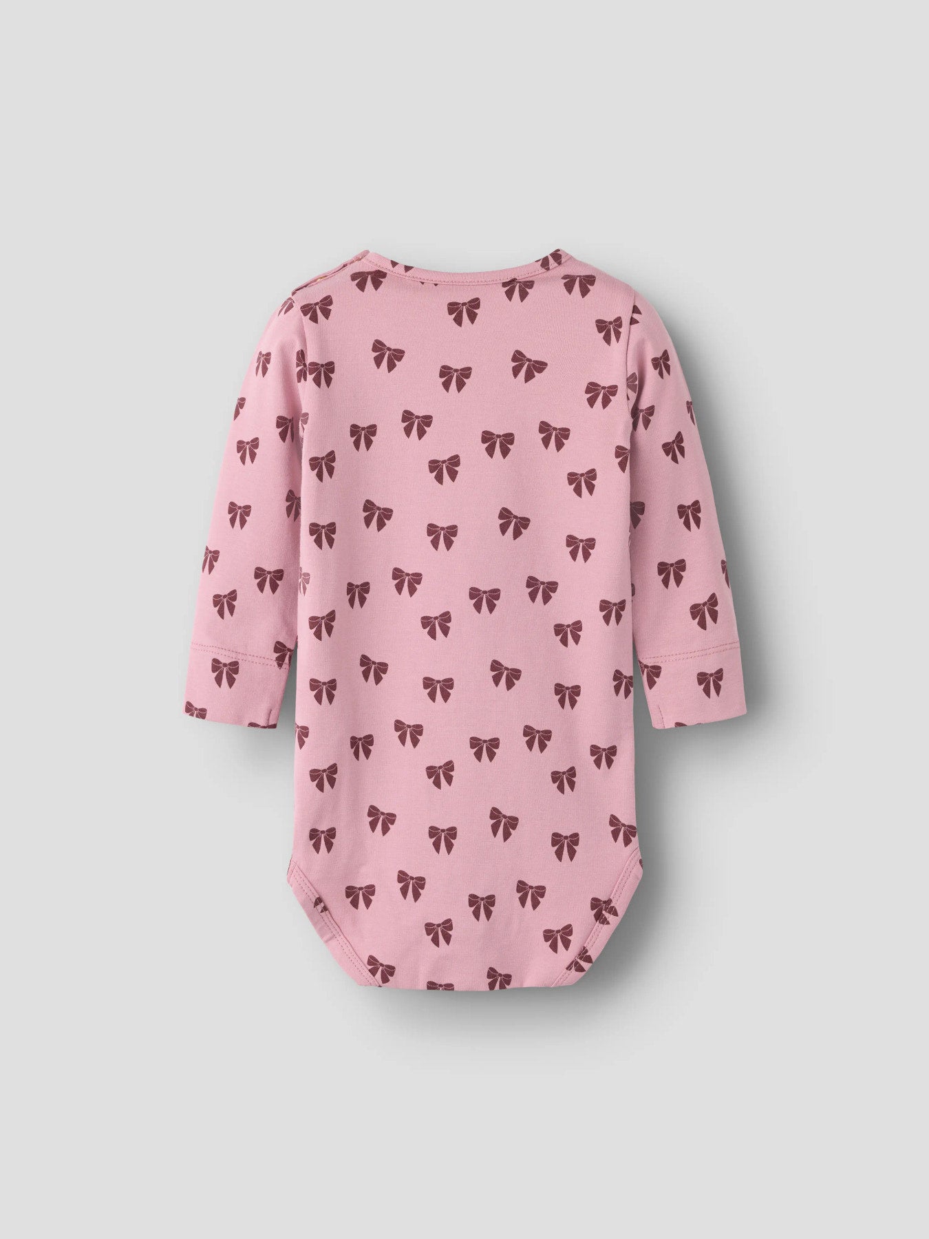 Name It Felly rosa babybody med rosetter Lilas flicka – 13223005