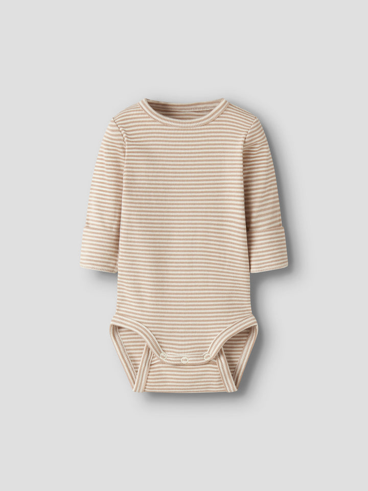 Name It Berro Randig Body Antique White Baby Till Pojke Och Flicka
