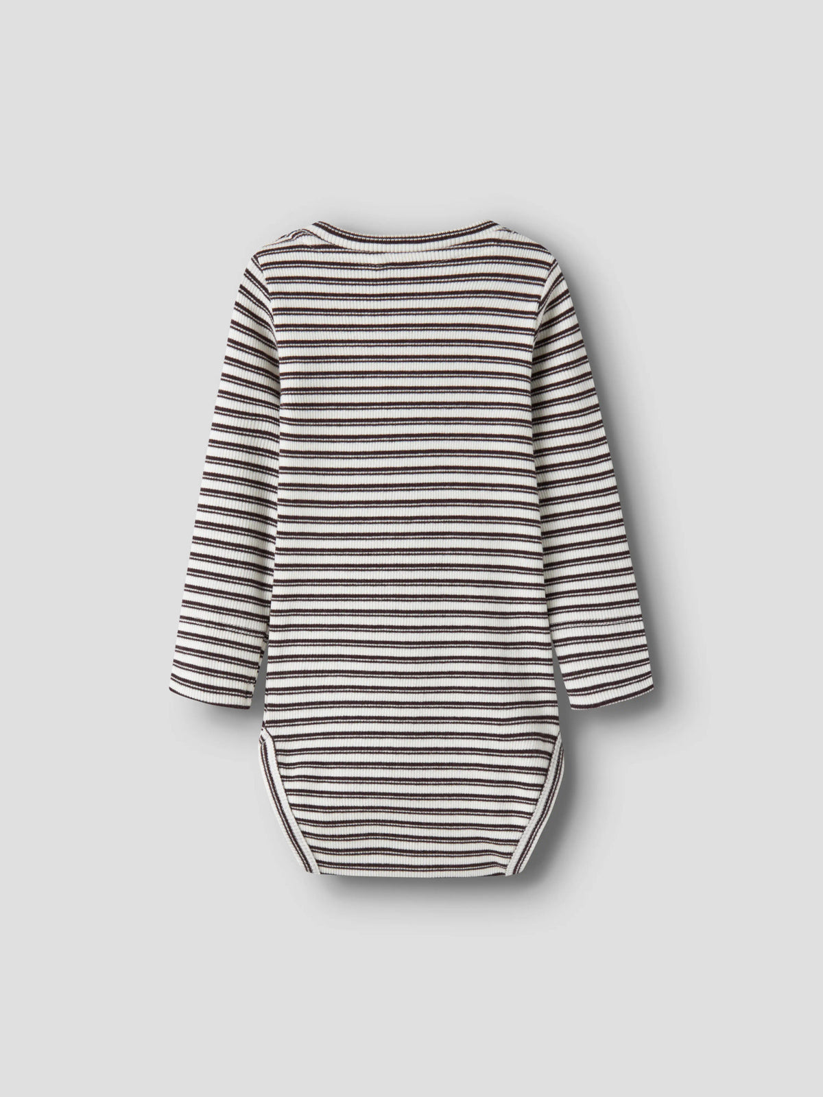 Name It Berro Randig Body Antique White och brun Baby Till Pojke Och Flicka