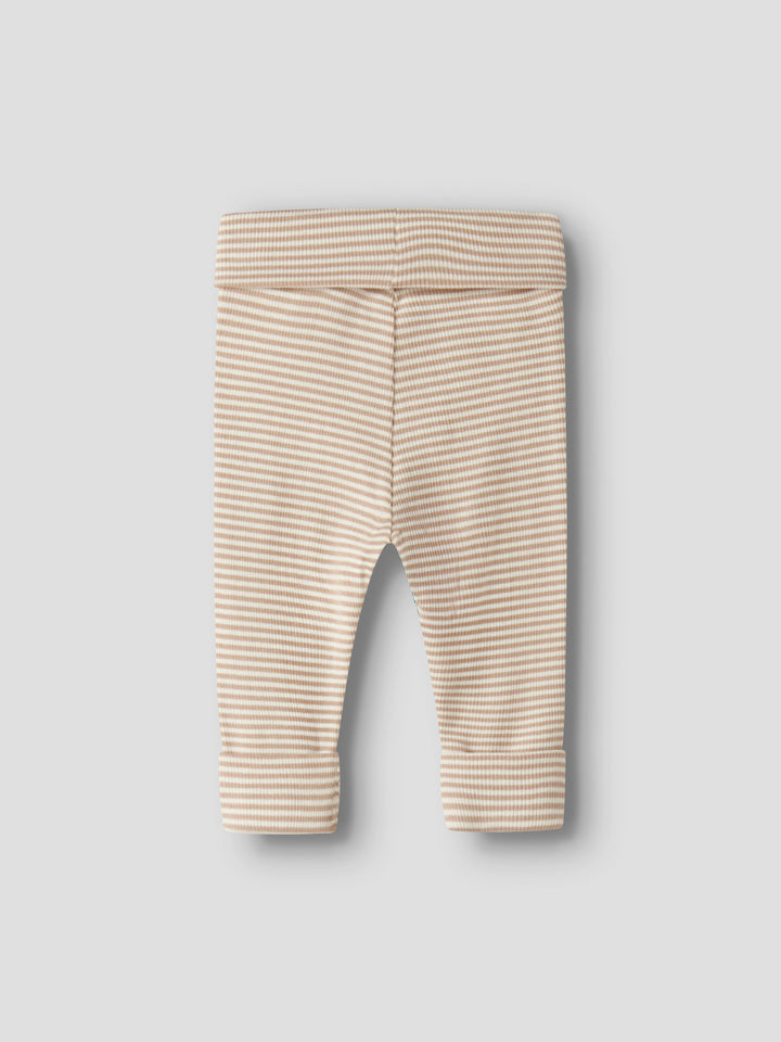 Name It Berro Randiga Leggings Antique White Baby Till Pojke Och Flicka