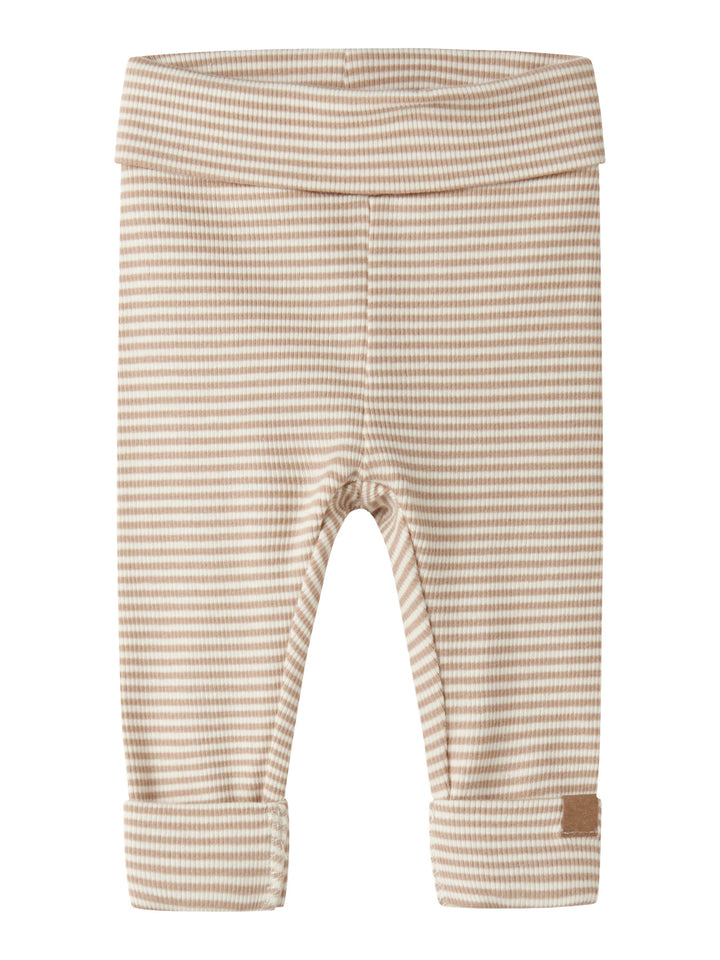 Name It Berro Randiga Leggings Antique White Baby Till Pojke Och Flicka