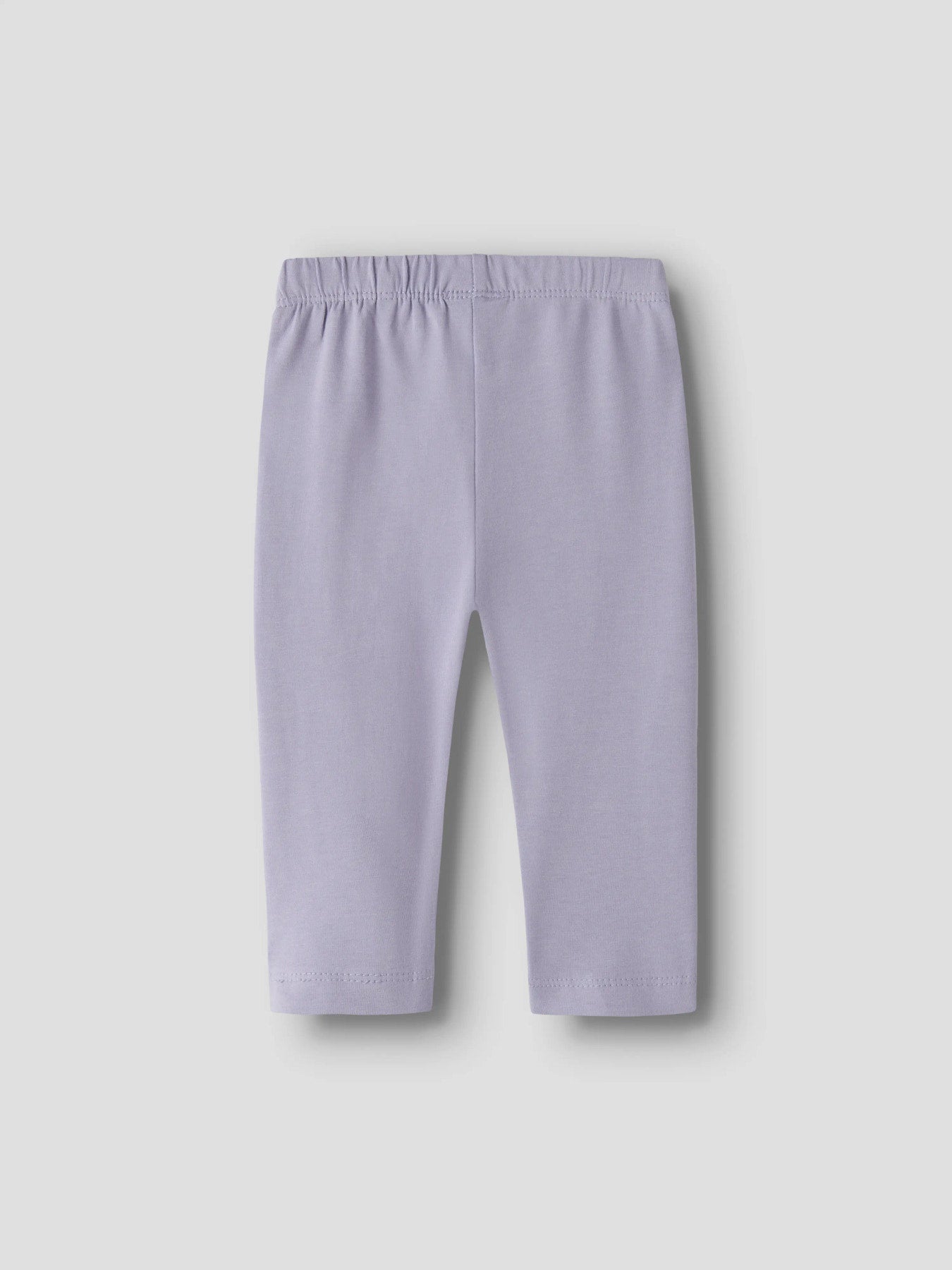 Name It Vivian lila  babyleggings i ekologisk bomull med elastisk midja.